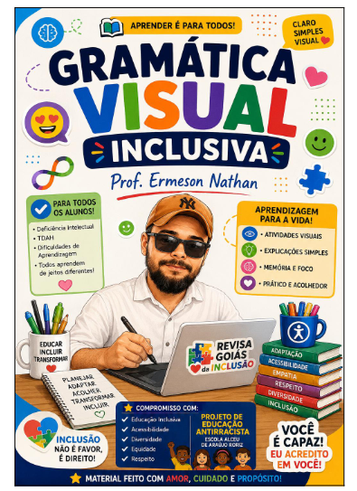Capa do material Gramática Visual Inclusiva